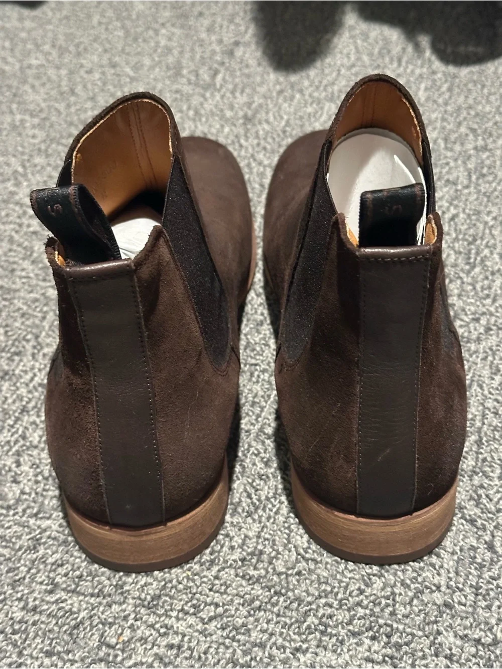 Shoe The Bear Dev Chelsea Boot - Dark Brown Suede